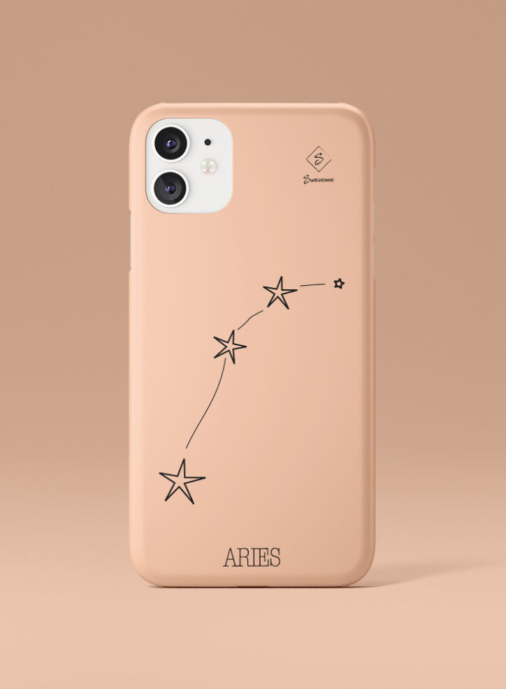 Aries Zodiac Sign Phone Case front