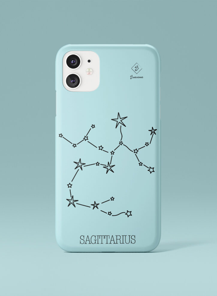 Sagittarius Zodiac Sign Phone Case front