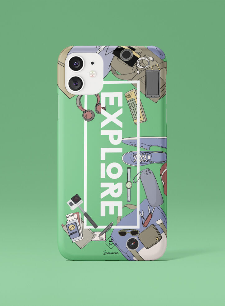 Green toned Explore Phone Case