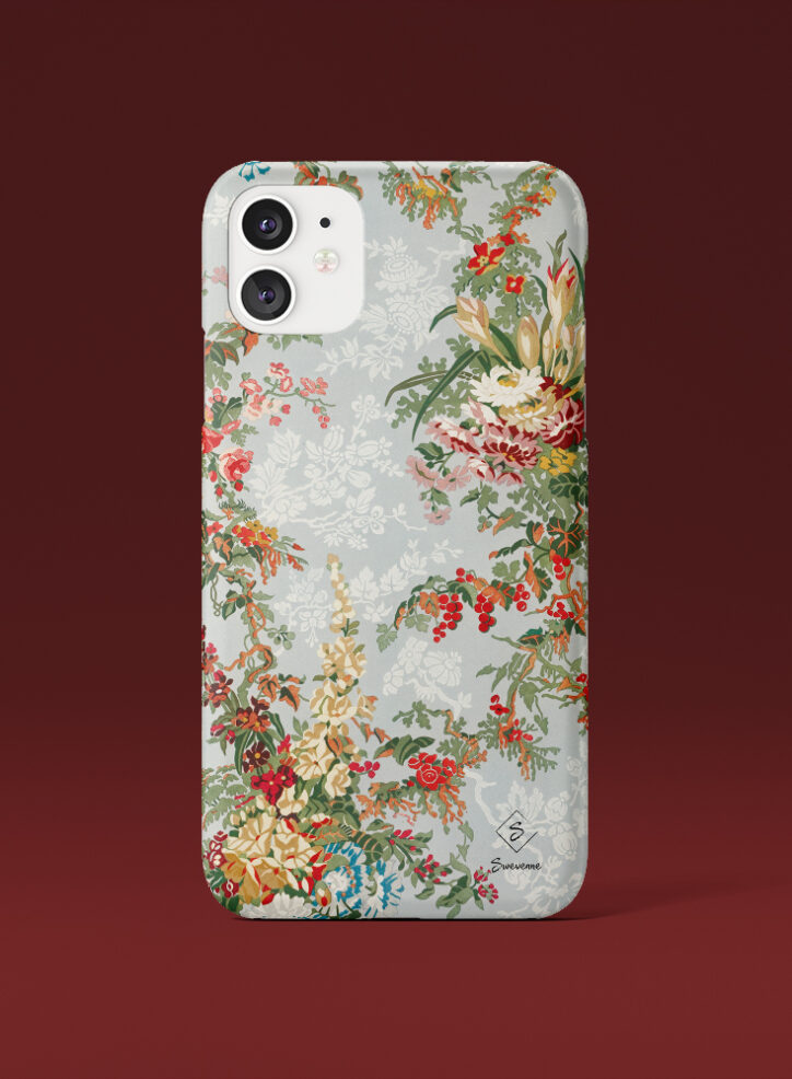 Floral vines phone case front