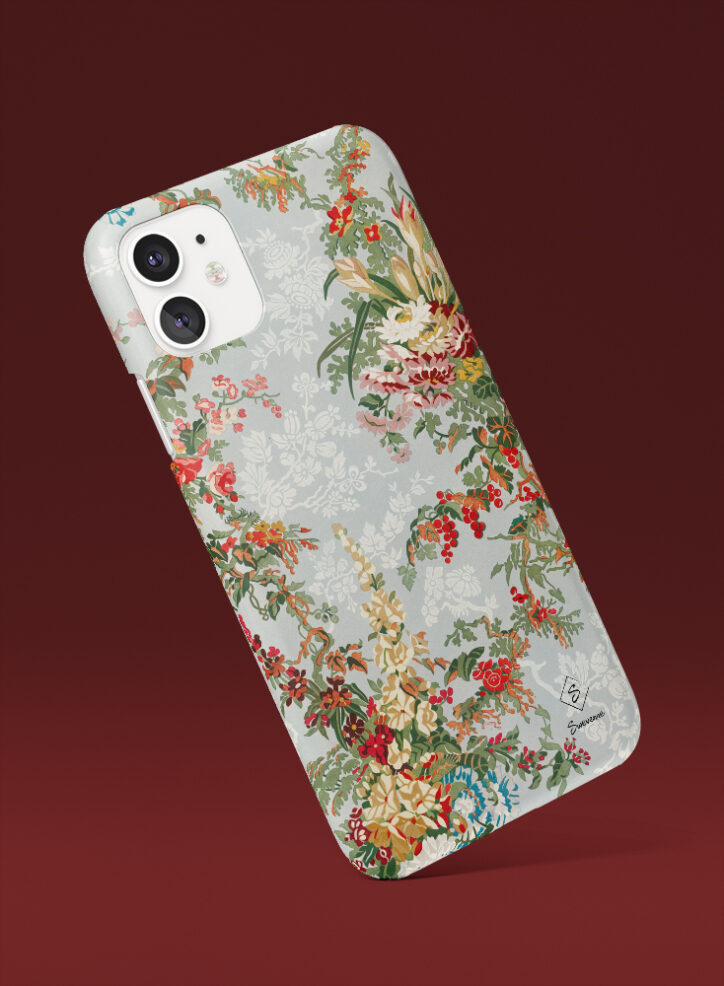 Floral vines phone case side