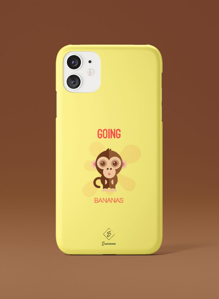 baby monkey phone case front