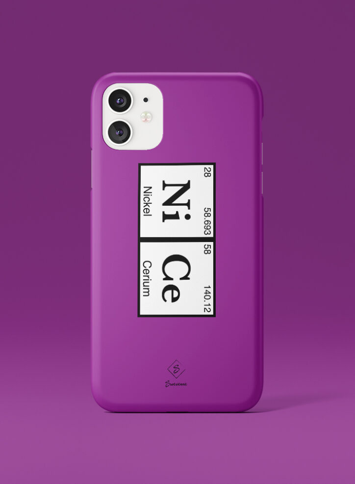 Nice typography phone case front