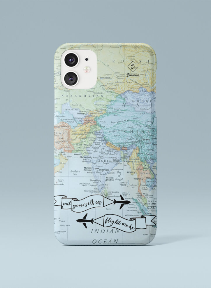 Airplanes Fly Across Put Yourself in Flight Mode Phone case Front