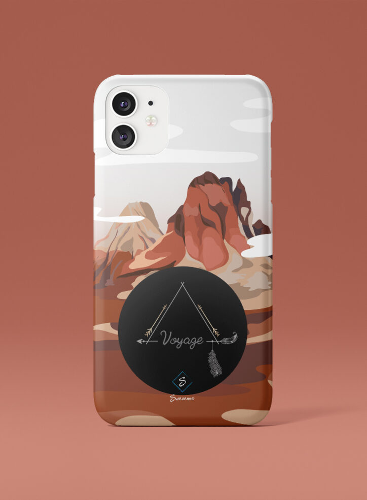 Brown Mountains Roam the Mountains Phone case Front