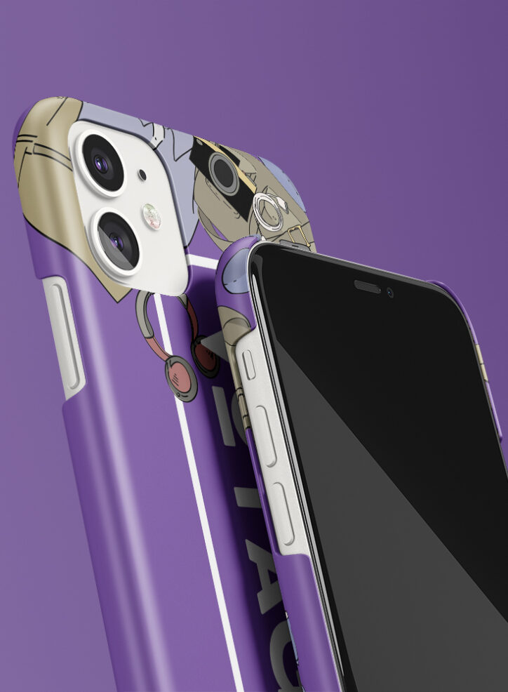 Lavender Shade Voyage Phone Case Closeup