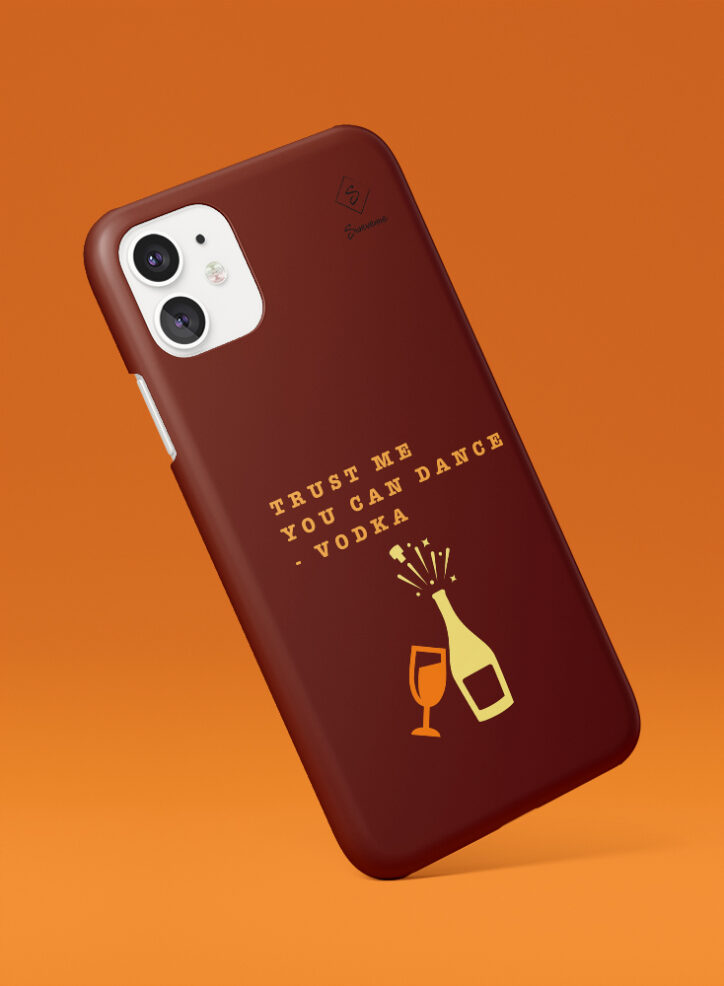 Vodka-you can dance phone case side