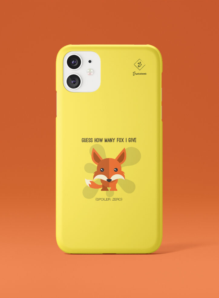 Small Fox Phone Case Front