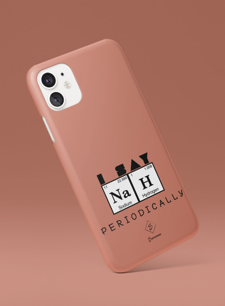 Nah typography phone case side