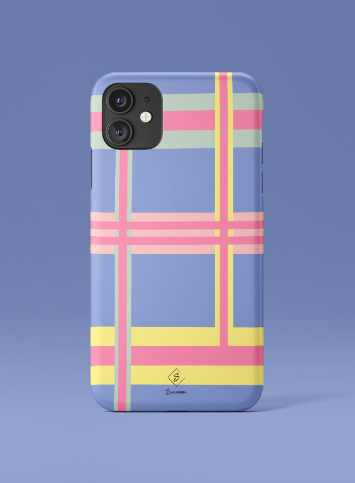 Checkered Stripe Phone Case 1